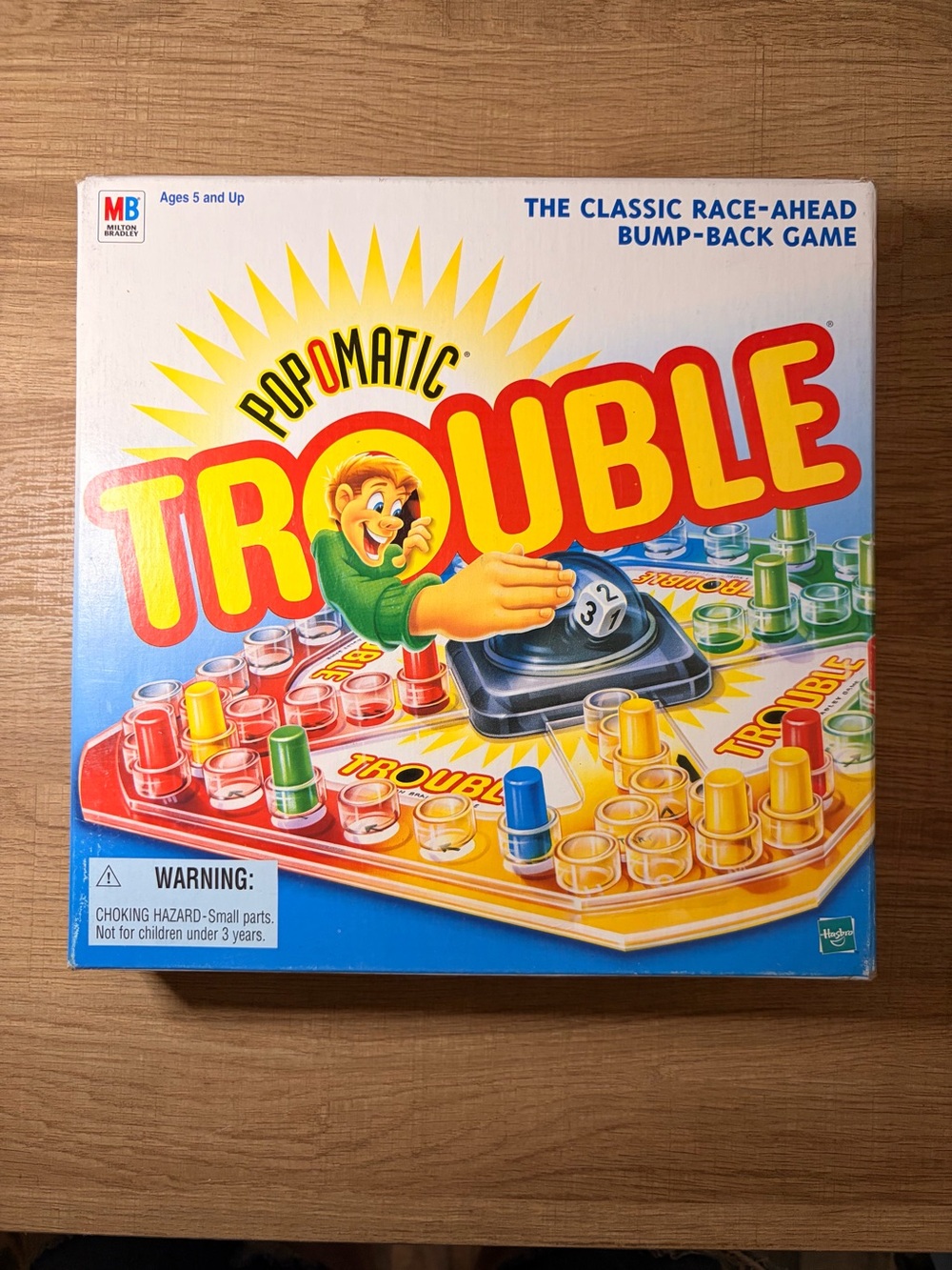 1998 Hasbro Milton Bradley Pop-O-Matic Trouble Complete Family Board Game